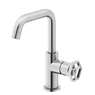 VIGO Ruxton 9" H Single Handle Single Hole Bathroom Faucet, Brushed Nickel, Without Extras