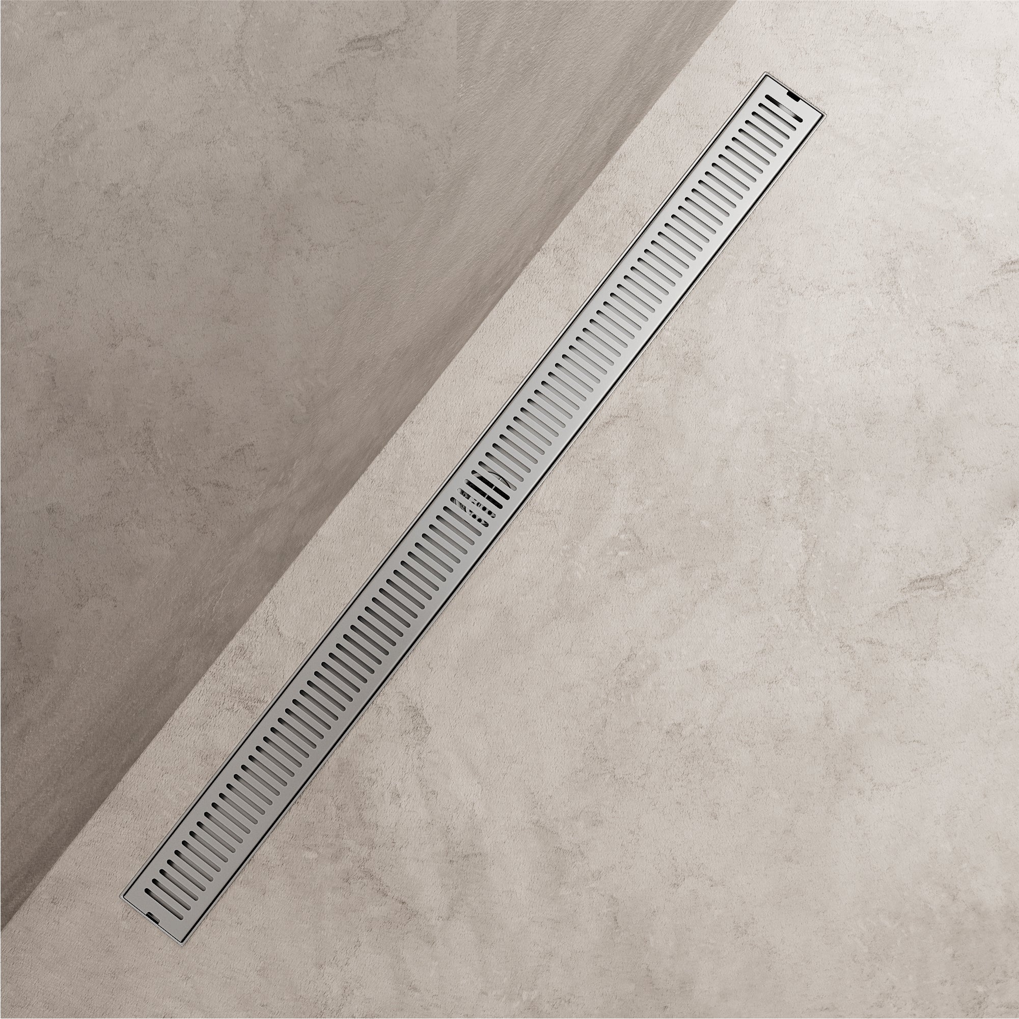 VIGO Elan Linear Shower Drain, Brushed Nickel, 36"