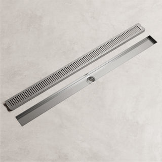VIGO Elan Linear Shower Drain, Brushed Nickel, 36"